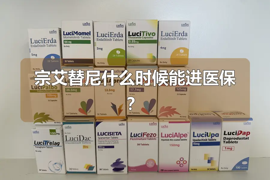 宗艾替尼什么时候能进医保？